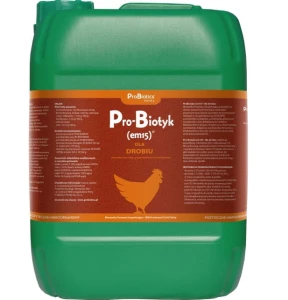 Pro-Biotyk (em15) dla drobiu 20L - Poprawia procesy trawienne - ProBiotics