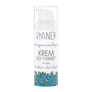 Intensywnie nawilżający krem do twarzy na noc - Vianek