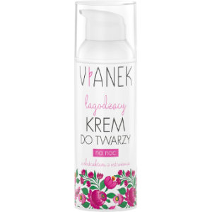 Łagodzący krem do twarzy na noc - Vianek