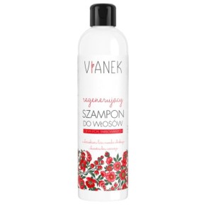 Regenerujący szampon do włosów ciemnych, farbowanych - VIANEK