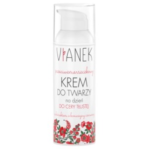 Przeciwzmarszczkowy krem do twarzy na dzień do cery tłustej - VIANEK
