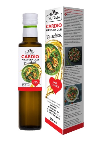 Mikstura Olei CARDIO do sałatek Dr Gaja, suplement diety 250 ml.jpg
