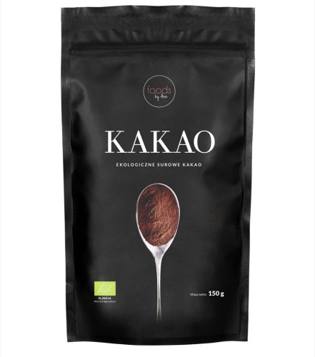 Ekologiczne surowe Kakao 150g - Dobre źródło minerałów, witamin z grupy B oraz błonnika   -  Foods by Ann.jpg