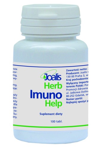 Herb Imuno Help 100 tabl. - Wspomaga w stanach obniżonej odporności - JOALIS.jpg