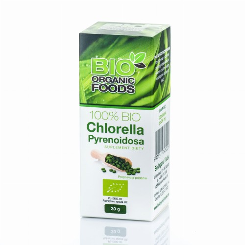 100% BIO Chlorella Pyrenoidosa 30g