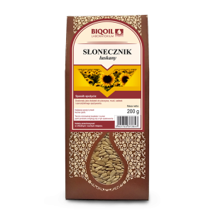 Słonecznik łuskany - nasiona 200 g - BIOOIL