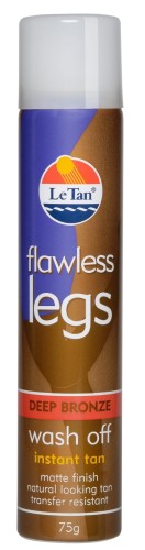 Rajstopy w spray'u Wash Off Tan - Kolor głęboki brąz - LE TAN.jpg