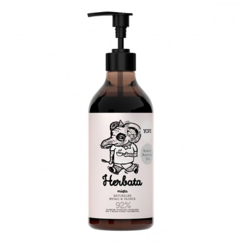 Naturalne mydło do rąk z formułą TGA Herbata i mięta 500 ml - YOPE.jpg