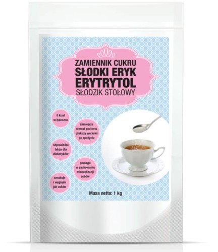 Erytrytol - Słodki Eryk - słodzik stołowy 1 kg - DR. GAJA.jpg