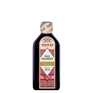 Olej sezamowy tłoczony na zimno 250 ml - BIOOIL