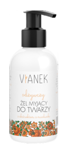 Odżywczy żel myjący do twarzy - Vianek