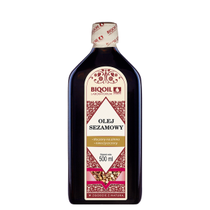 Olej sezamowy tłoczony na zimno 500 ml - BIOOIL