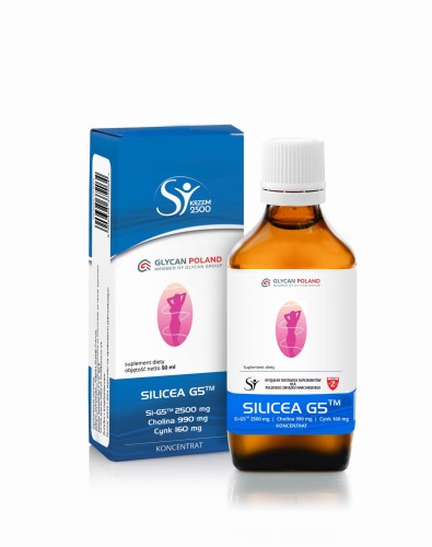 Silicea G5™ KONCENTRAT 50 ml - uzupełnienie niedoborów krzemu i choliny w diecie  - GLYCAN GROUP.jpg
