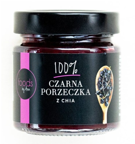 Dżem 100% Czarna porzeczka z chia - Naturalne bogactwo przeciwutleniaczy - Foods by Ann.jpg