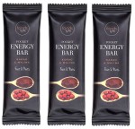 Batony Pocket Energy Bar Kakao & Malina 3 x 35g - Redukuje stres, obniża ciśnienie krwi i wzmacnia serce - Foods by Ann