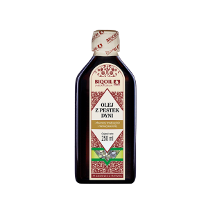 Olej z pestek dyni tłoczony tradycyjnie 250 ml - BIOOIL