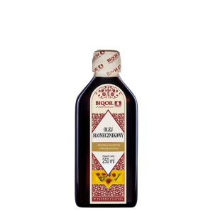 Olej słonecznikowy tłoczony na zimno 250 ml - BIOOIL