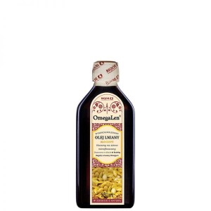 Olej lniany złocisty (złoty) OmegaLen 250 ml - BIOOIL