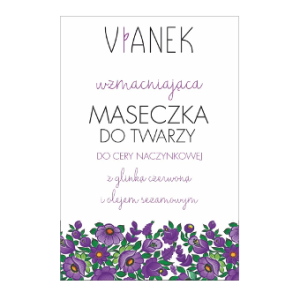 Wzmacniająca maseczka do twarzy - Vianek