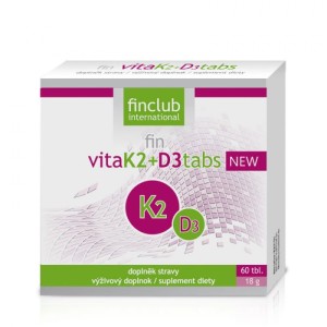 fin VitaK2+D3tabs - mocne kości, zęby i układ odpornościowy - FINCLUB