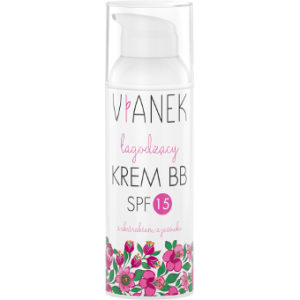 Łagodzący krem do twarzy BB SPF 15 - Vianek