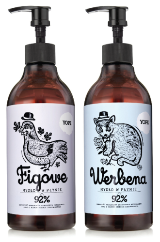 Mydła naturalne w płynie