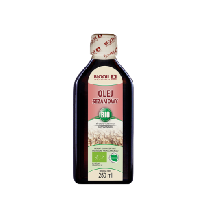 Olej sezamowy tłoczony na zimno BIO 250 ml - BIOOIL
